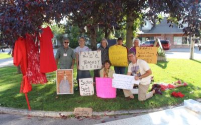 Protest in Bobcaygeon