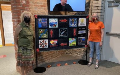 Old Gaol Museum Exhibit of TRC-Bobcaygeon Quilted Banner